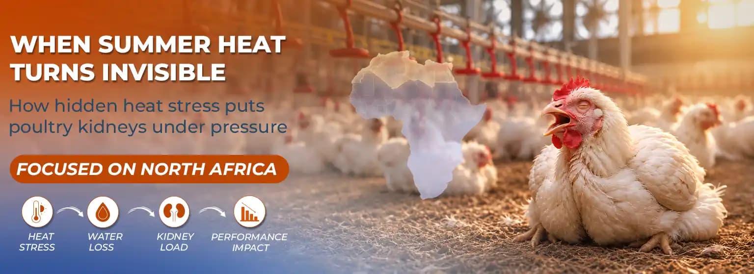 When Summer Heat Turns Invisible: How Heat Stress Damages Poultry Kidneys in North Africa